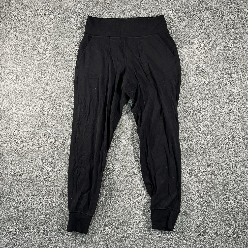 Lululemon Womens Size 8 Black Jogger Pants High Rise Athletic LW5DH6S